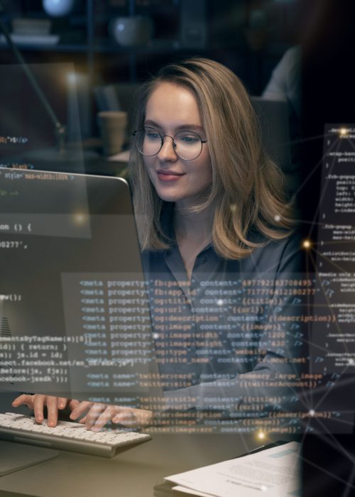 html-css-collage-concept-with-person